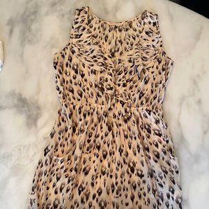 Rebecca Taylor Leopard Dress, Size 6